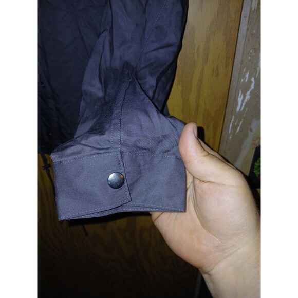 Daily Thread Charcoal Jacket Womens Size Large Viscose NWT Snap Buttons Zippered - Picture 5 of 16